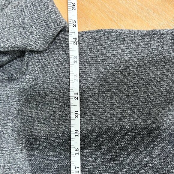 Bugatchi Uomo Sweater Mens Large Gray Merino Wool Crewneck Textured Block Knit - Picture 9 of 10